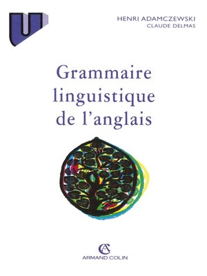 cover image of Grammaire linguistique de l'anglais